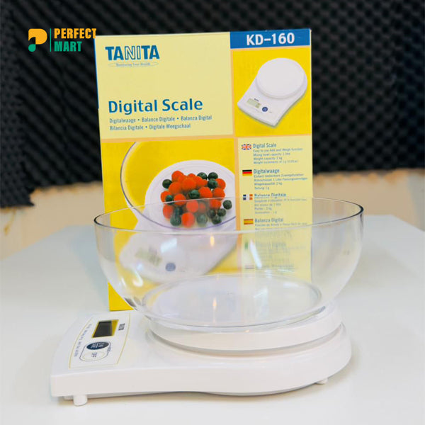 Tanita KD-160 Multi-Purpose Kitchen Scale with Bowl