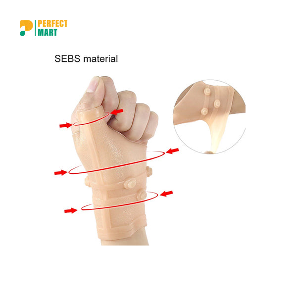 1pcs And 6 Magnets Magnetic Silicone Gloves Gel Thumb Wrist Gloves