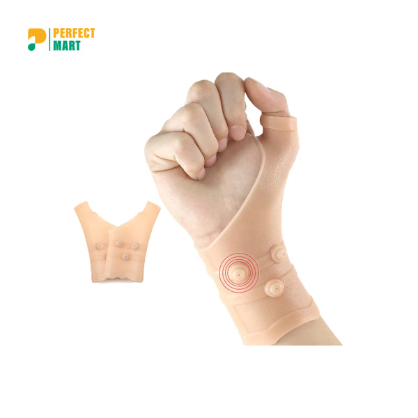 1pcs And 6 Magnets Magnetic Silicone Gloves Gel Thumb Wrist Gloves