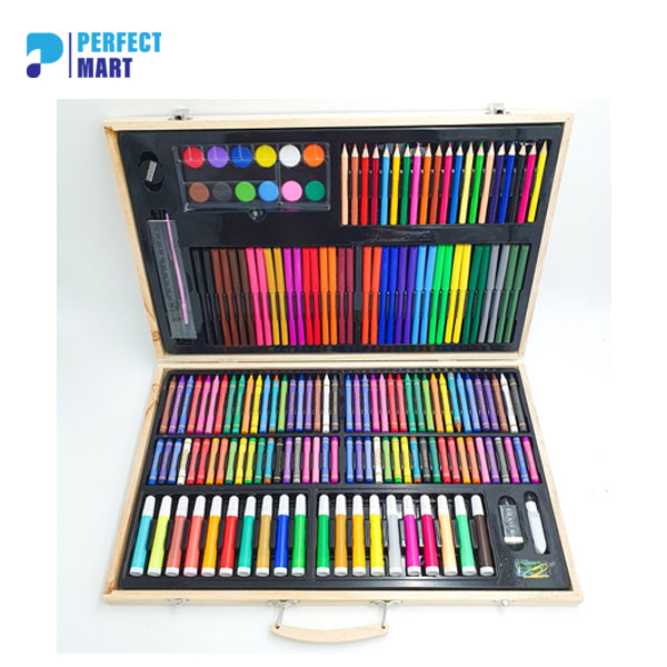 Art Set Wooden Box - 220 pcs