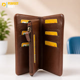 Perfect Mart জেনুইন লেদার প্রিমিয়াম লং ওয়ালেট