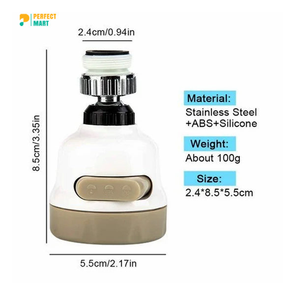 360 Degree Adjustable Kitchen Tap Head