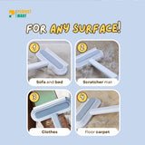 3 In 1 Reusable Lint / Fur Remover with Window Washing Brush for Sofa Carpet Clothes