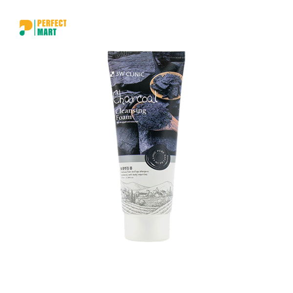 3w Clinic Charcoal Cleansing Foam - 100ml