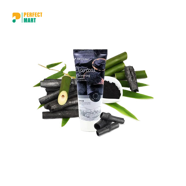 3w Clinic Charcoal Cleansing Foam - 100ml