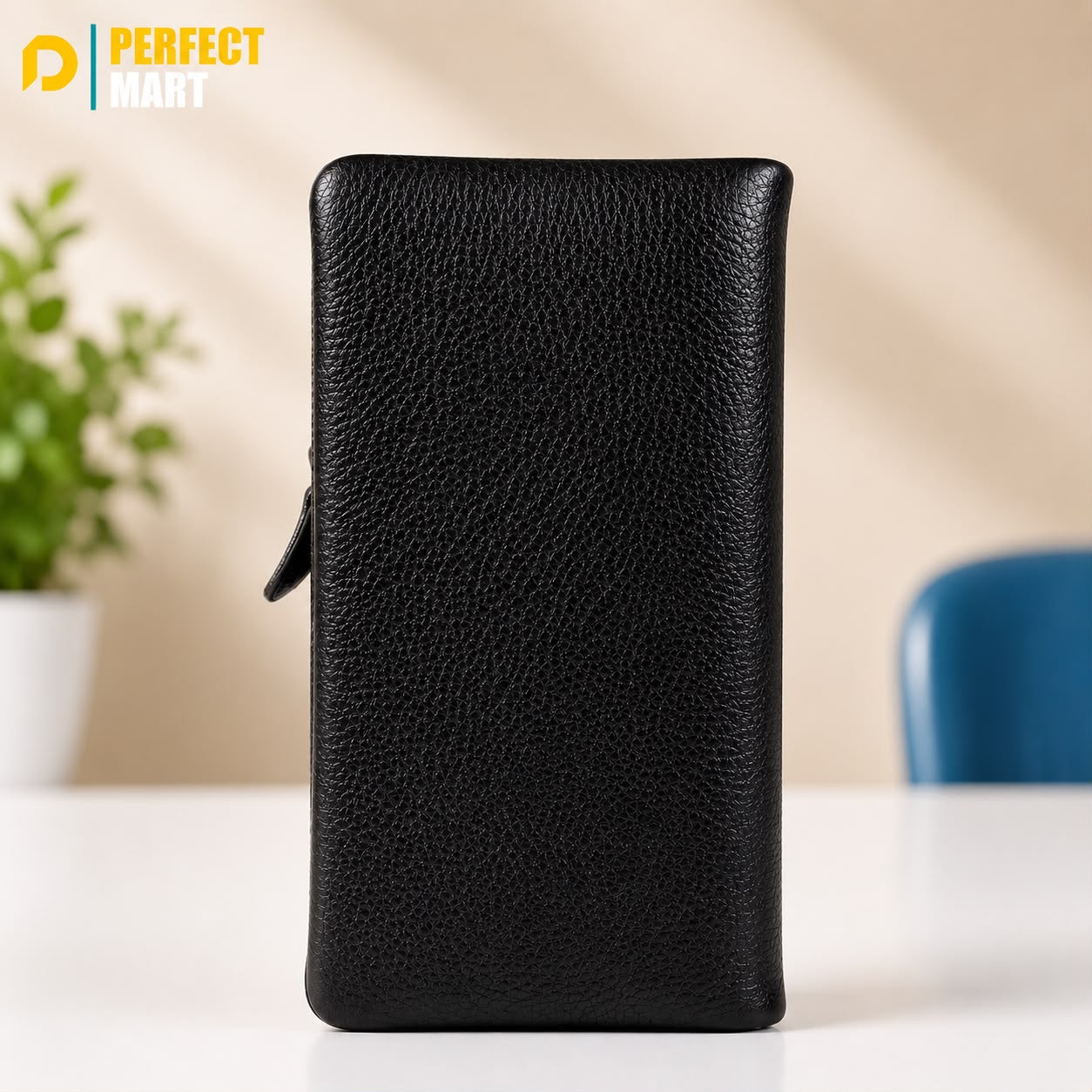 Perfect Mart জেনুইন লেদার প্রিমিয়াম লং ওয়ালেট
