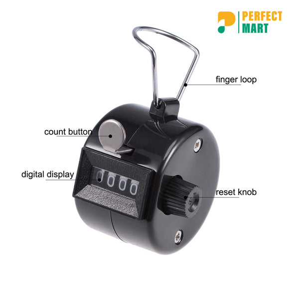 4 Digit Manual Hand Tally Mechanical Tasbih