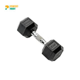 5 KG Rubber Dumbbell Hexagonal Shape 1 Pcs