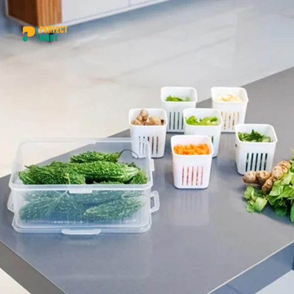 Refrigerator Storage Box 6 Grid