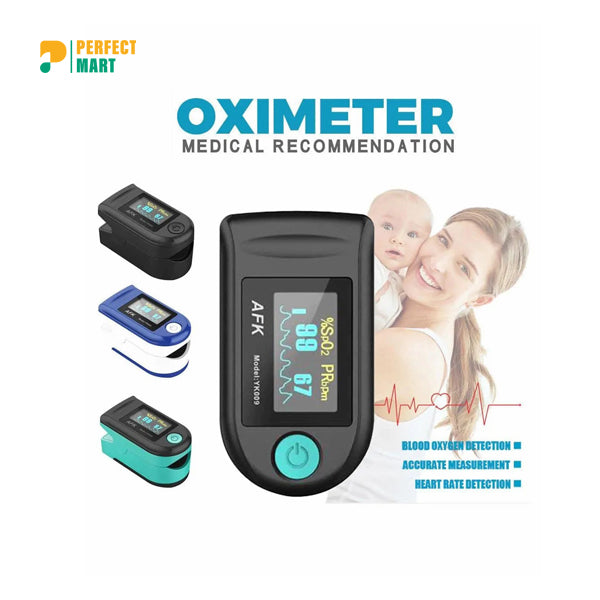 AFK YK009 Portable Fingertip Pulse Oximeter with Oxygen Saturation Monitor