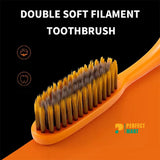 Aima Orange Light Luxury Soft Hair Toothbrush 6 Pcs Gift Box - Family Pack