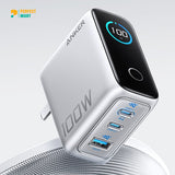Anker A121B Gan Prime Lite Smart Display 100W Charger