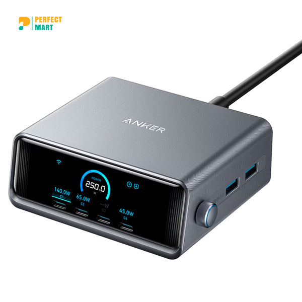 Anker A2345 250W Smart Ultra Powerful Desktop Charging Station