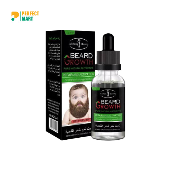 Aichun Beauty Beard Growth Solution Oil for Men 30ml