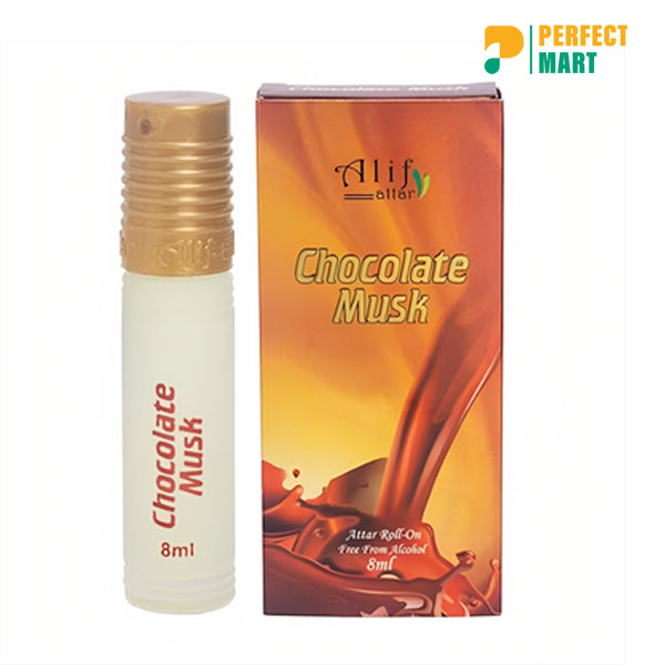 Alif Chocolate Musk Attar - 8 ml