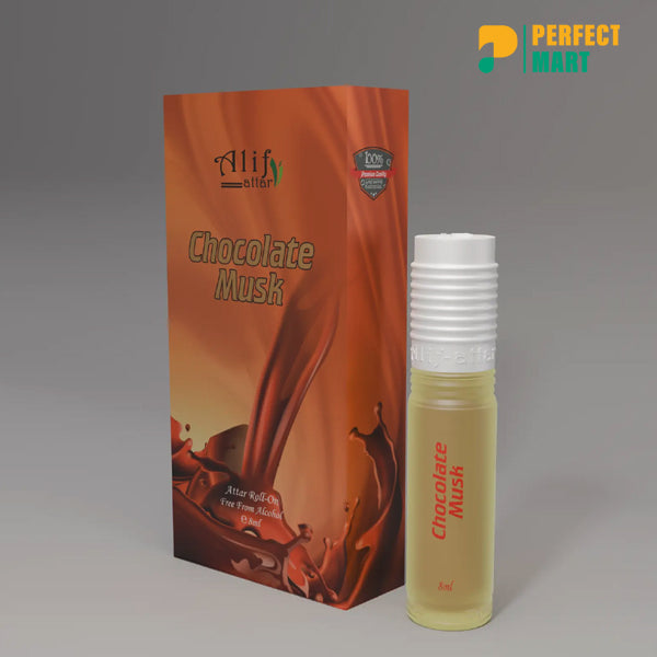 Alif Chocolate Musk Attar - 8 ml