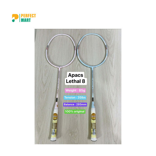 Apacs Lethal 8 Black Red (4U) Badminton Racket