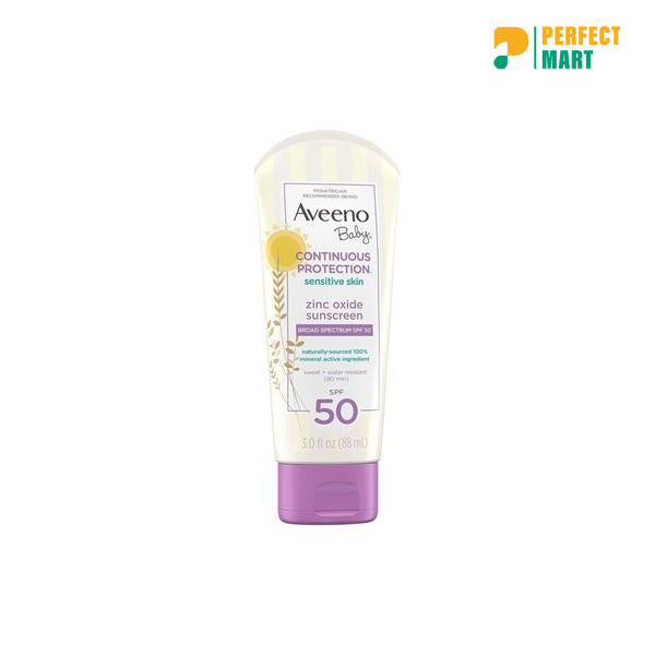 Aveeno Baby Zinc Oxide Sunscreen From 6 Months Plus (88 ml)
