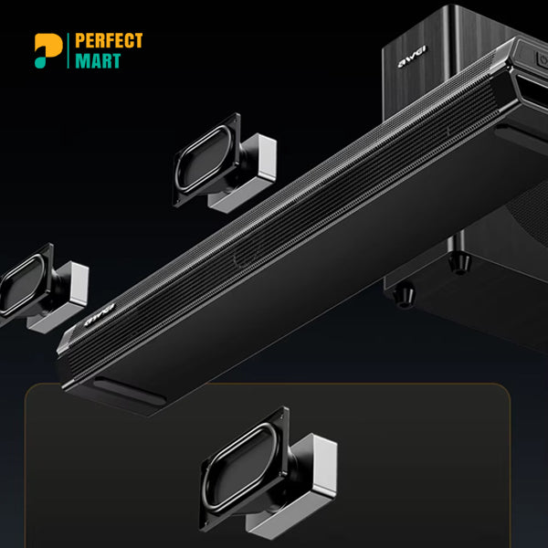 Awei KA25 100W Home Theater Stereo Soundbar with Subwoofer