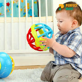 Baby Plastic Soothing Rattle Hand Ball Toy (Newborn 0‑3/6 Months)