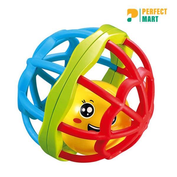 Baby Plastic Soothing Rattle Hand Ball Toy (Newborn 0‑3/6 Months)