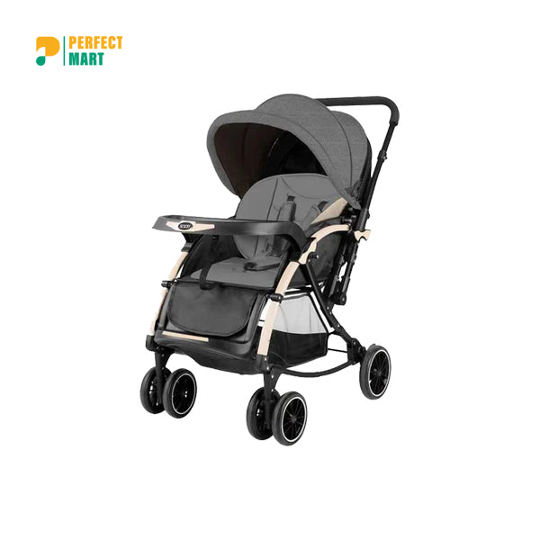 Baby Stroller C3 Pram for Your Baby with Rocking Mood and Adjustable Handlebar Best Premium Quality Prams Trolly