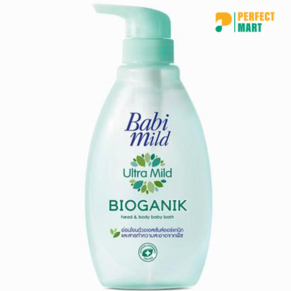 Babi Mild Bioganik Head And Body Baby Bath 380 ML/400 ML