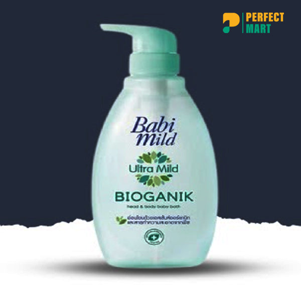 Babi Mild Bioganik Head And Body Baby Bath 380 ML/400 ML