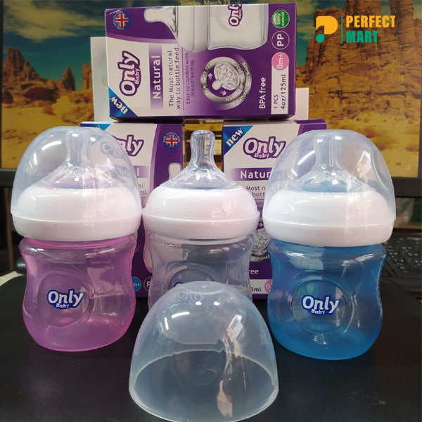 Baby PP Feeding Bottle 125ml (Only Baby) - 1pcs