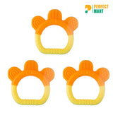 Baby Silicone Hand Teether CN - 1 Pcs - Yellow