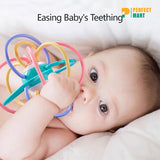 Baby Silicone Manhattan Ball Bright Color Hand Teether CN - 1pcs