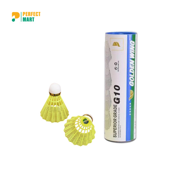Badminton Shuttle Cock Nylon Superior Grade 6pcs Green - G10
