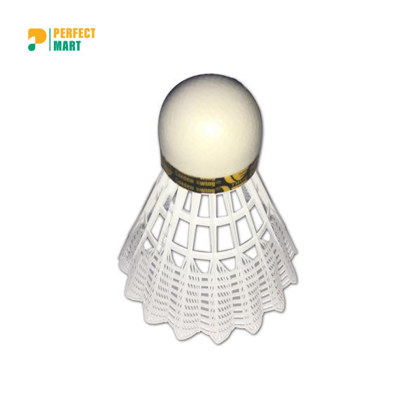 Badminton Shuttle Cock Nylon Superior Grade G10 6pcs White