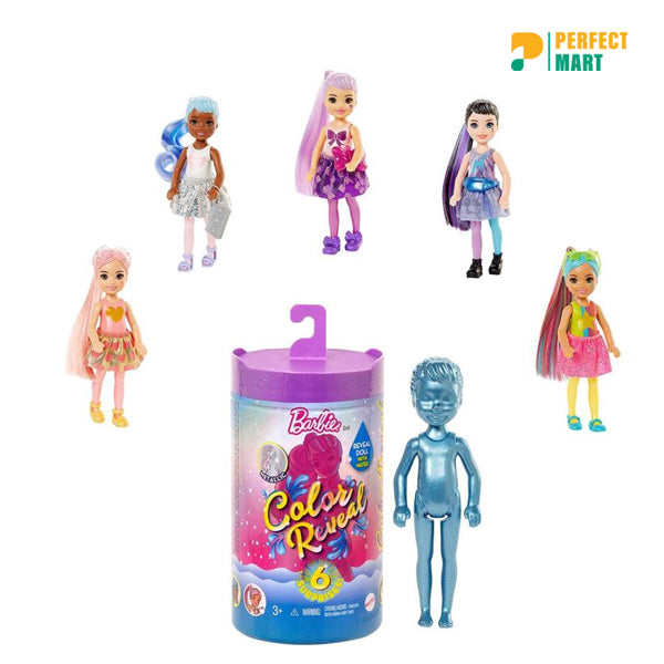 Barbie Color Reveal Doll with 6 Surprises