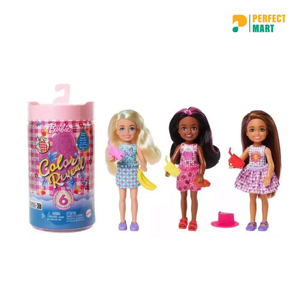 Barbie Color Reveal Doll with 6 Surprises
