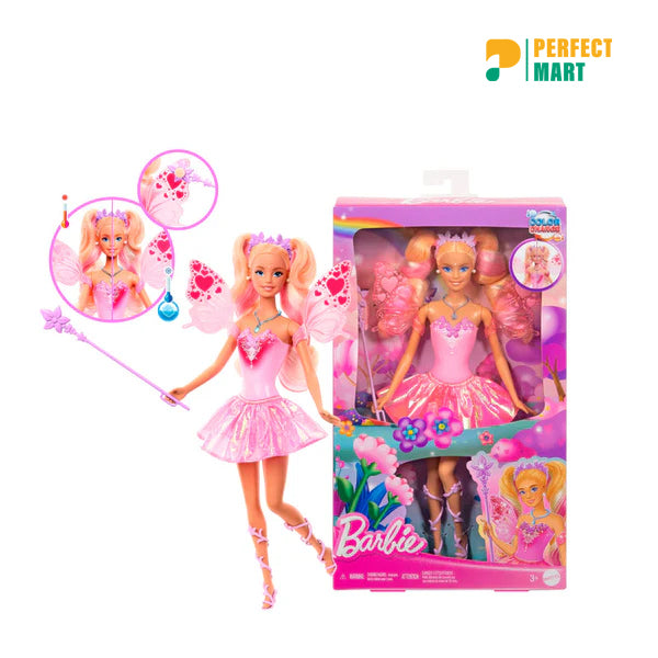 Barbie Fantasy Fairy Doll With Color Changing Wings And Outfits