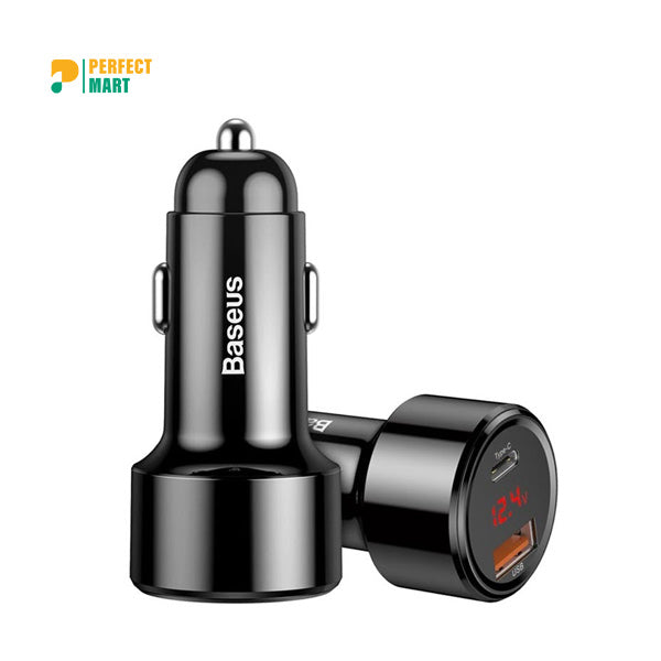 Baseus 45W Magic USB And USB-C QC&PD Car Charger
