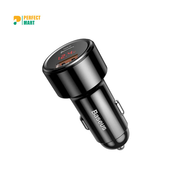 Baseus 45W Magic USB And USB-C QC&PD Car Charger