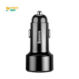 Baseus 45W Magic USB And USB-C QC&PD Car Charger