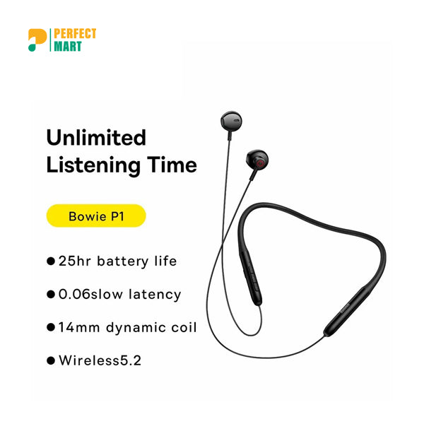 Baseus Bowie P1 Half In-ear Neckband Wireless Earphones