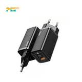 Baseus GaN2 Lite 65W Quick Charger Type-C+USB Ports