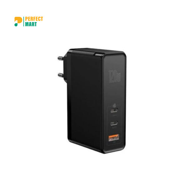 Baseus GaN2 Pro CCGAN-J01 120W fast network charger with 2 USB-C PPS PD 3.0 and USB ports