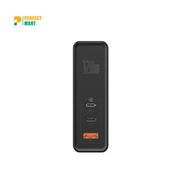 Baseus GaN2 Pro CCGAN-J01 120W fast network charger with 2 USB-C PPS PD 3.0 and USB ports