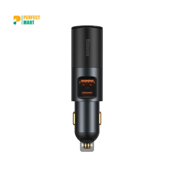 Baseus Share Together U+C 120W Quick Car Charger with Cigarette Lighter