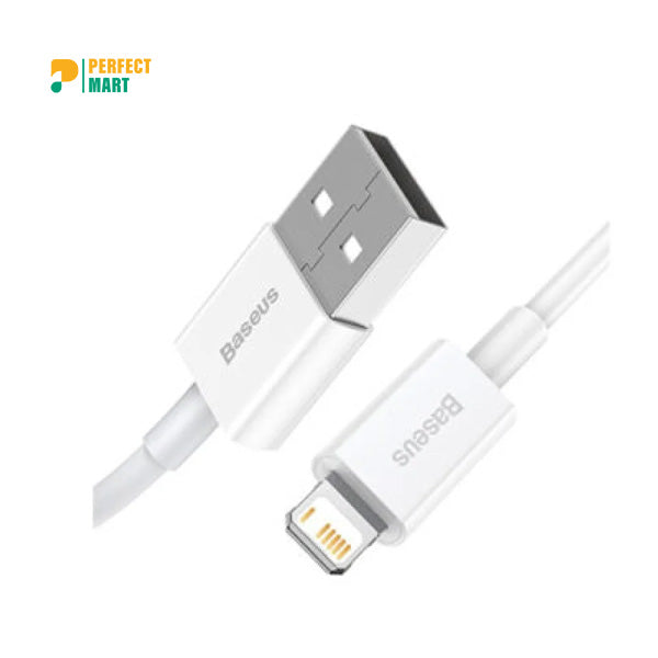 Baseus Superior Series Fast Charging Data Cable USB to iP 2.4A 1m White – CALYS-A02