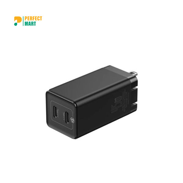 Baseus W01 GaN2 Quick Charger C+C 45W CN (Black)