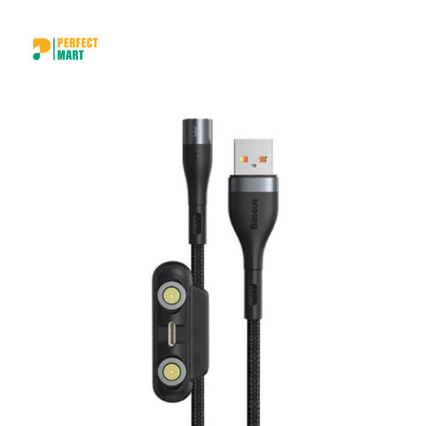 Baseus Zinc Magnetic Safe Fast Charging Data Cable Type C Lightning Micro