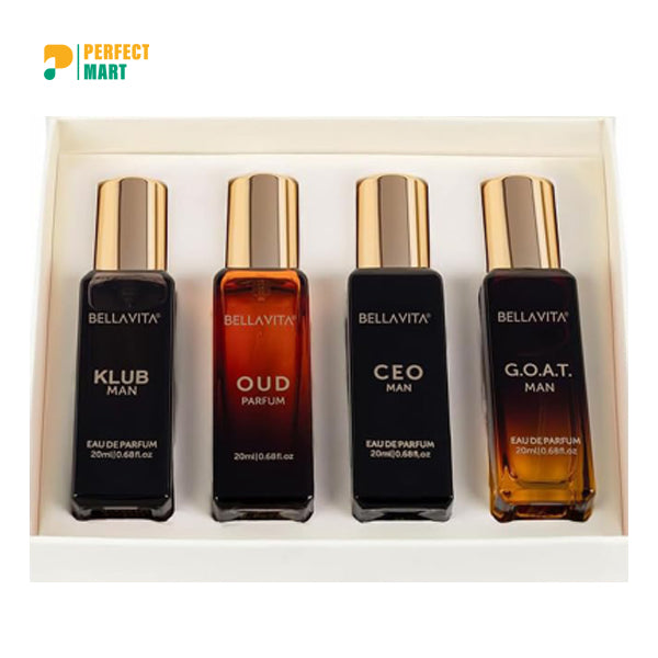 Bella Vita Man Gift Box( 20mlx4)- 80ml