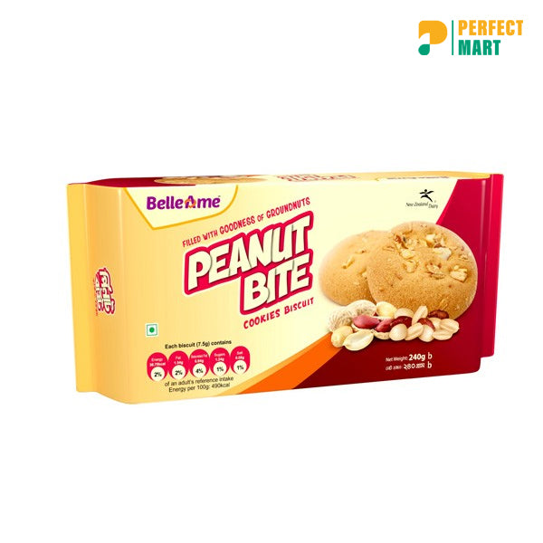 BelleAme Peanut Bite Cookies Biscuit 240gm