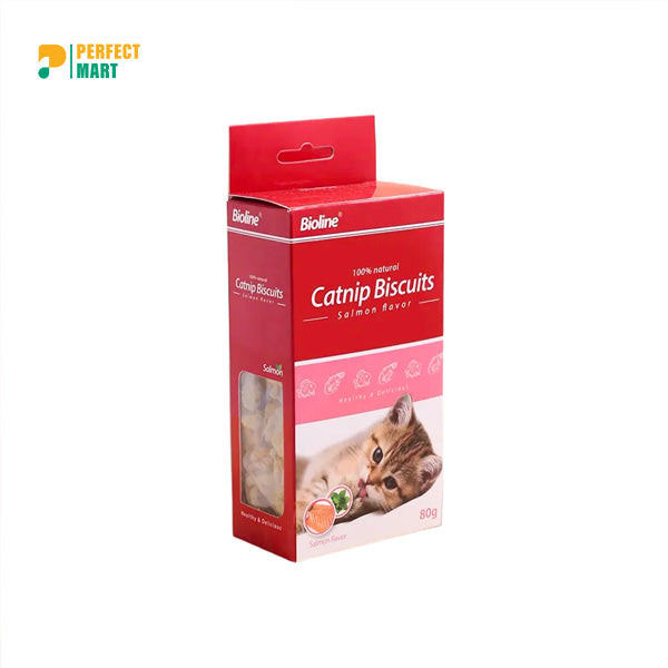 Bioline Catnip Biscuits Salmon 80g